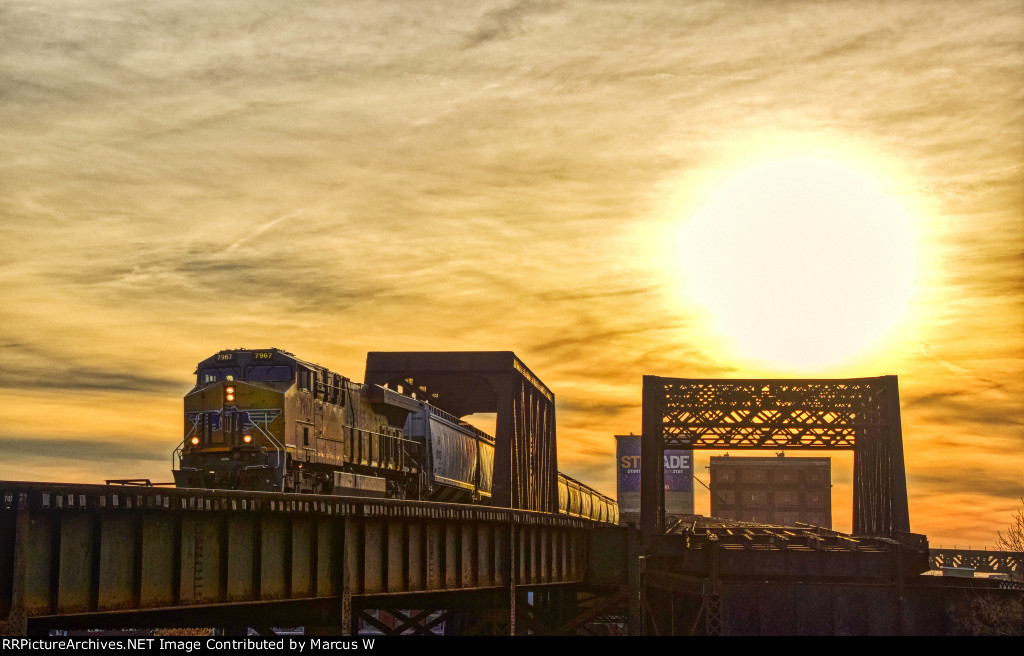 Sunrise over the Big Mac